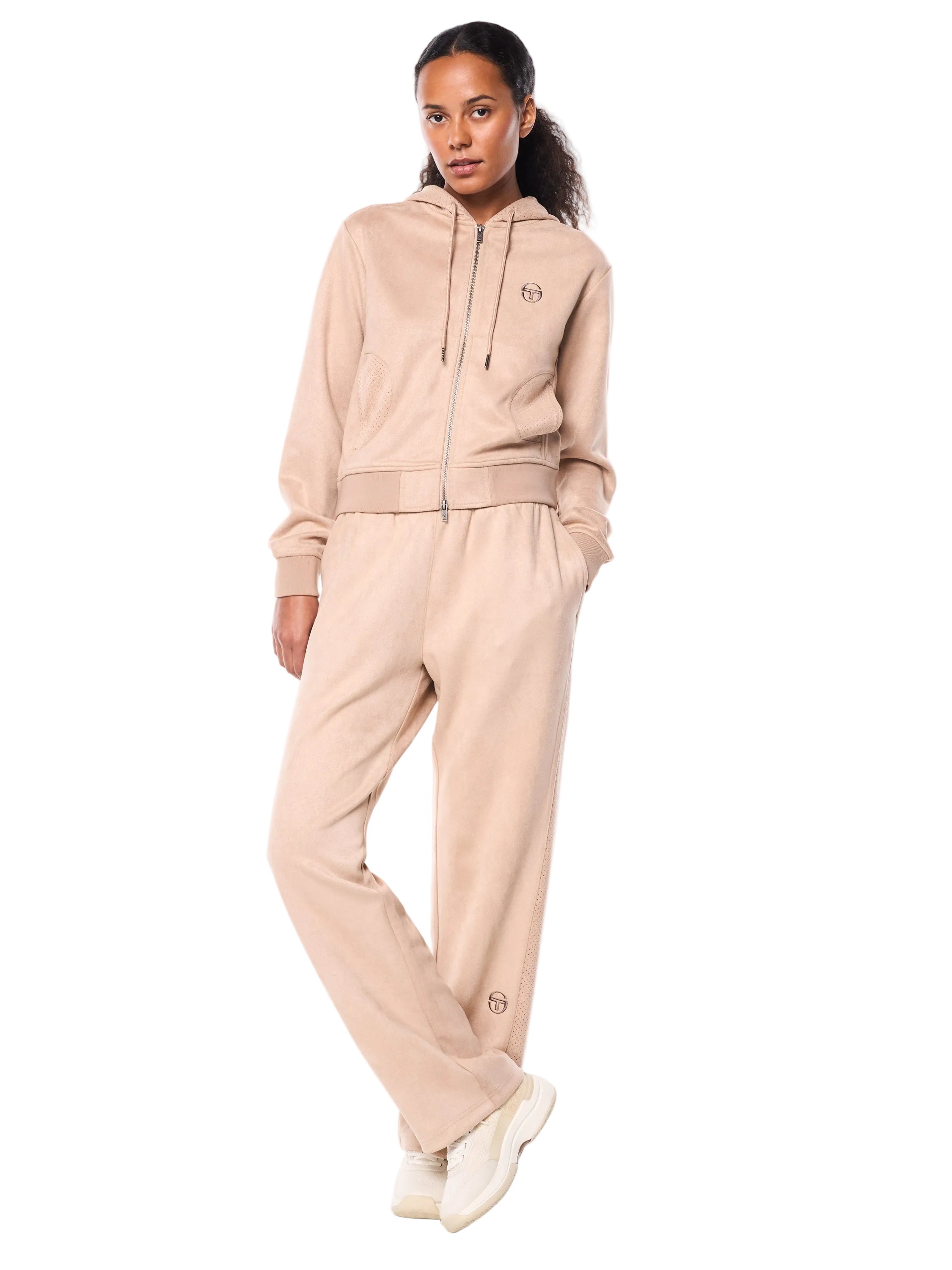 Women's Camoscio Hoodie- Humus