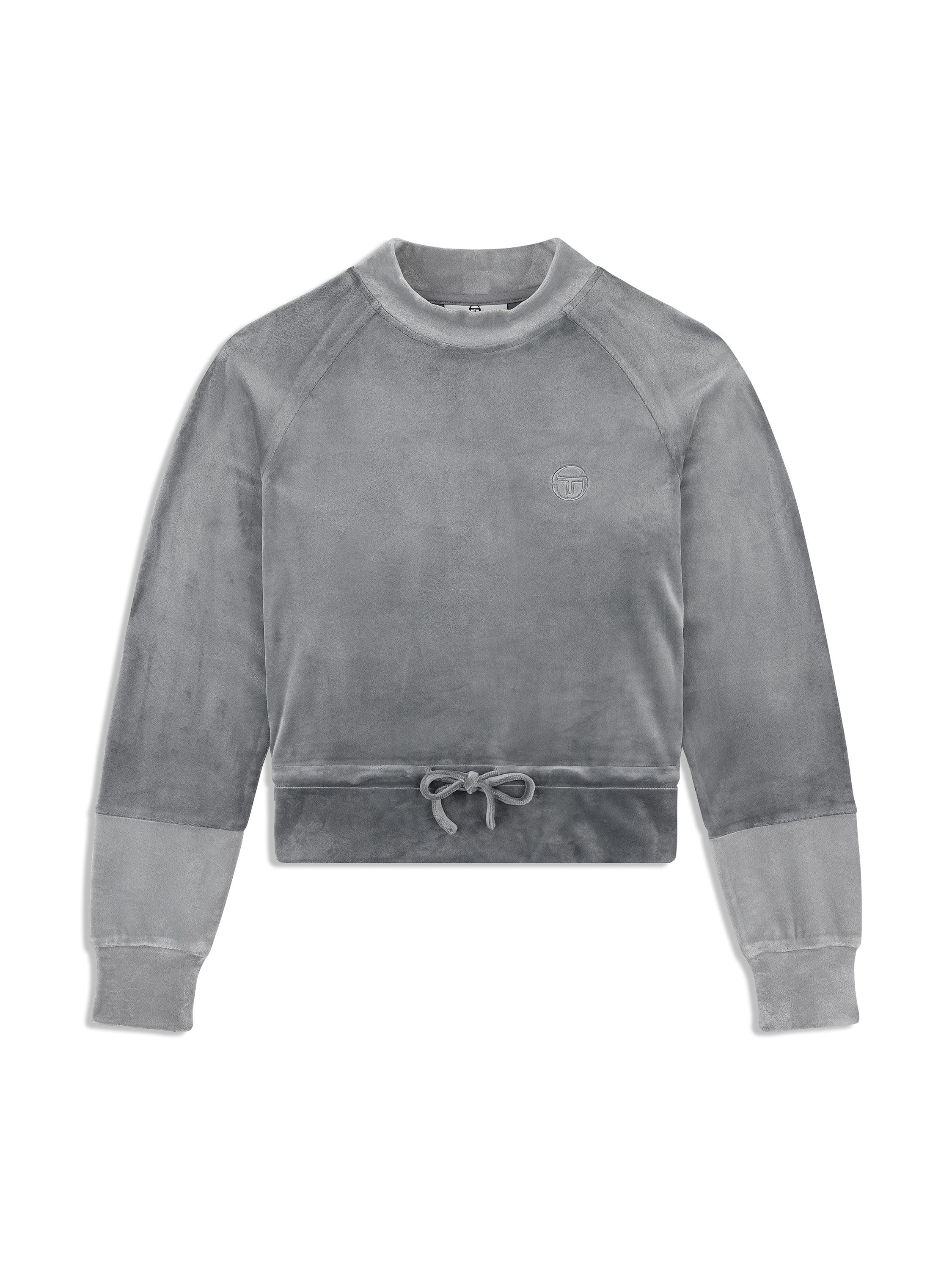 Lina Velour Top- Quiet Shade