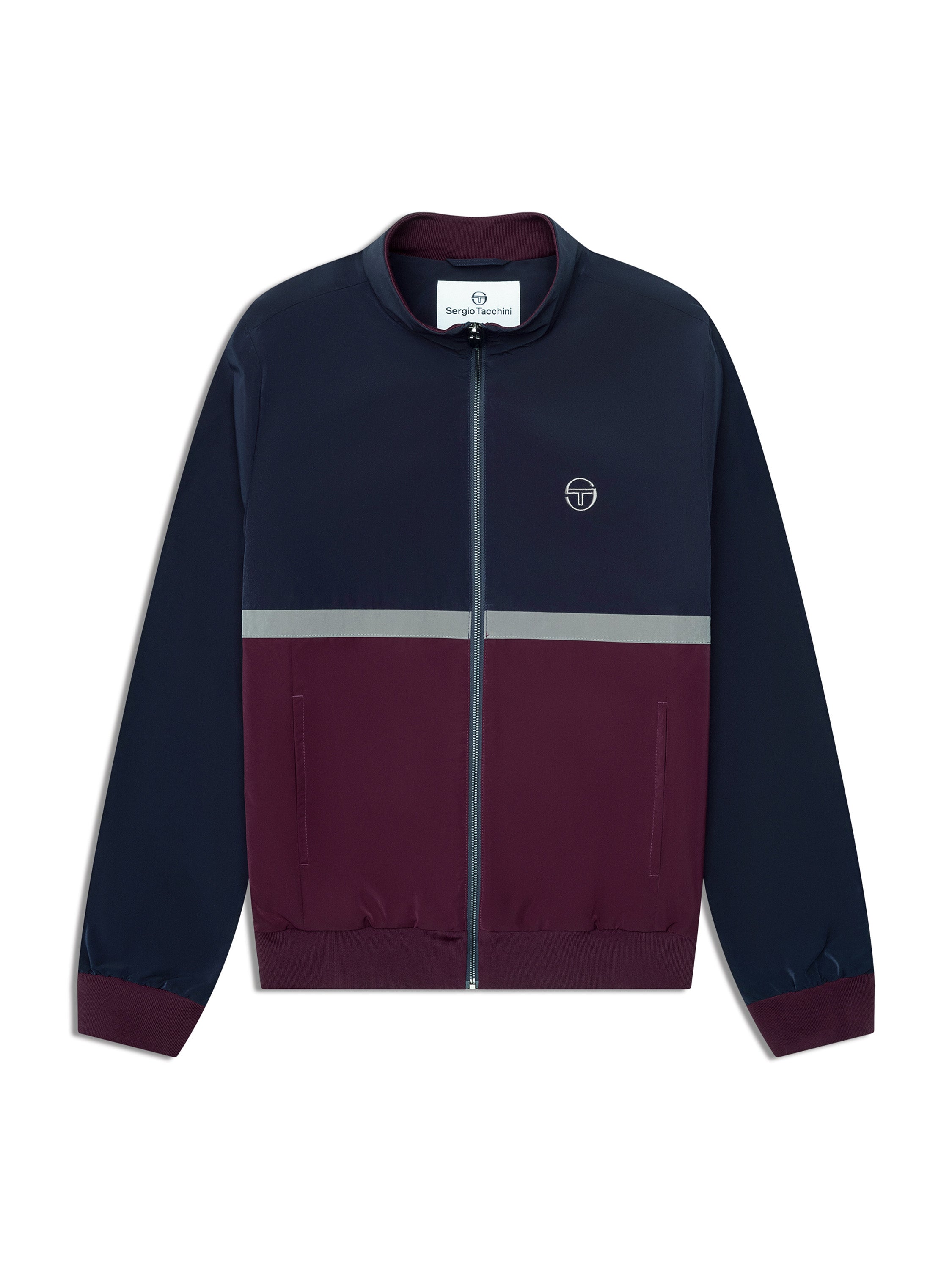 Portico Track Jacket- Maritime Blue