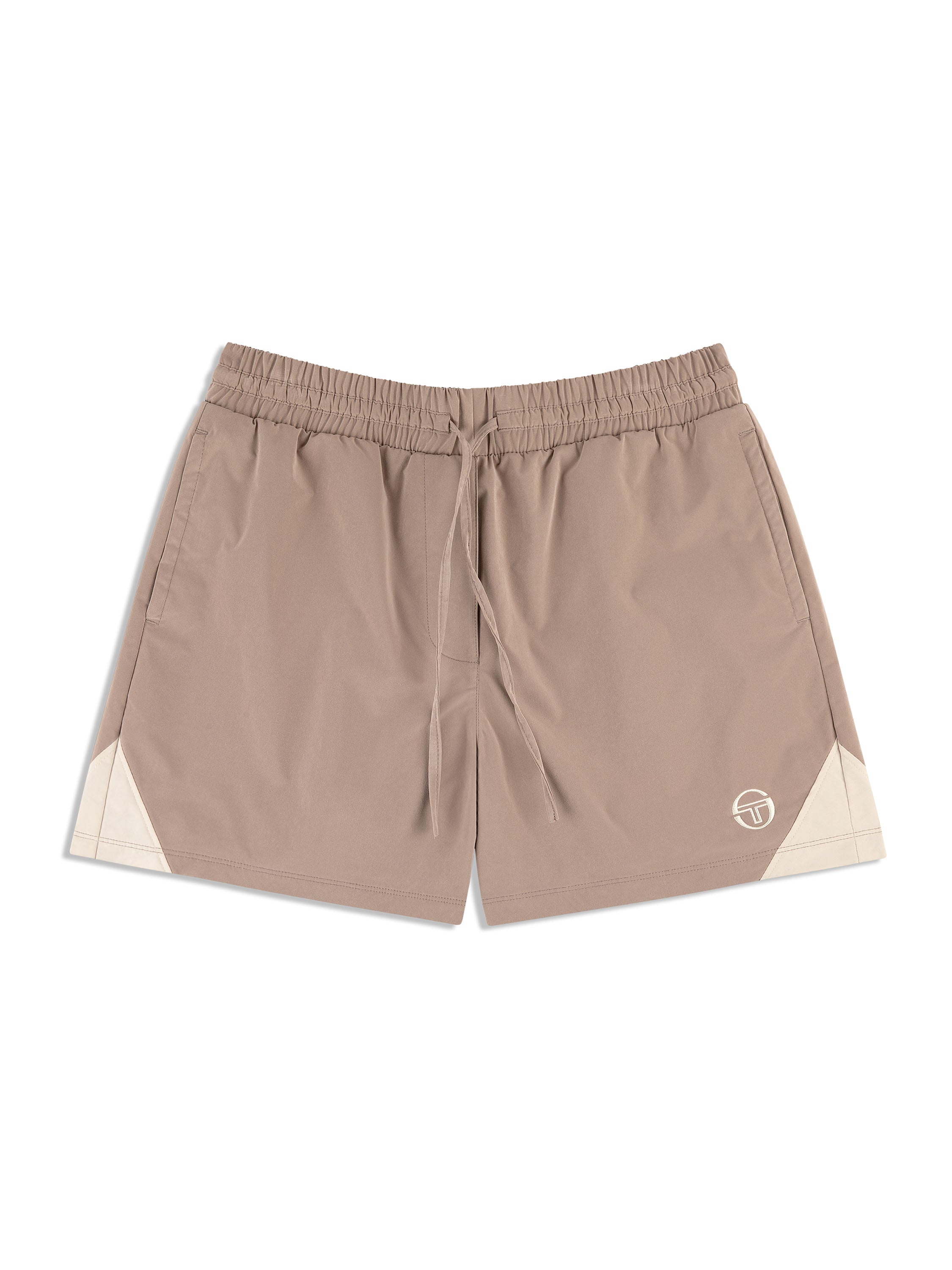 Pippa Track Short- Taupe Grey