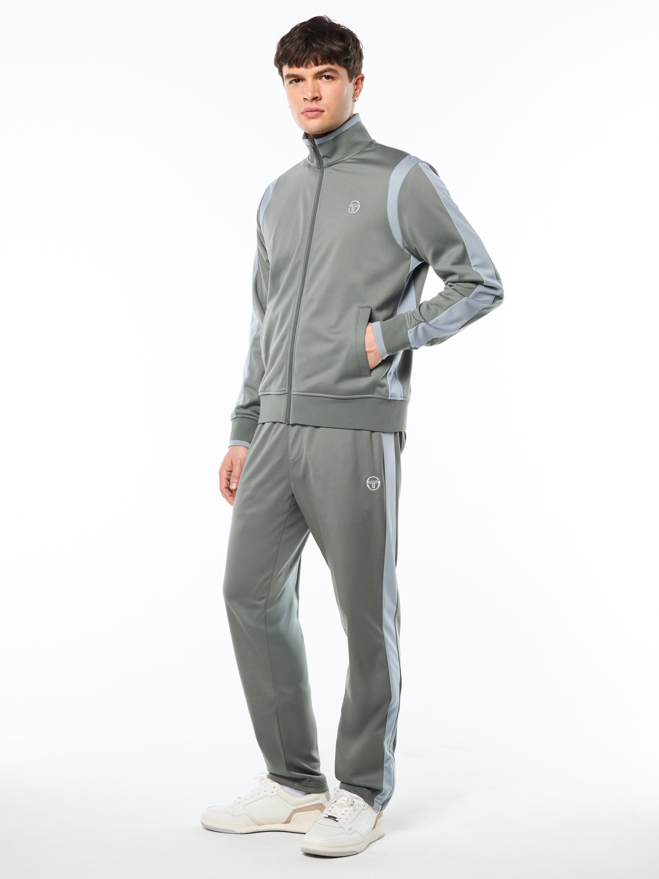 Massimo Track Jacket-Agave Green