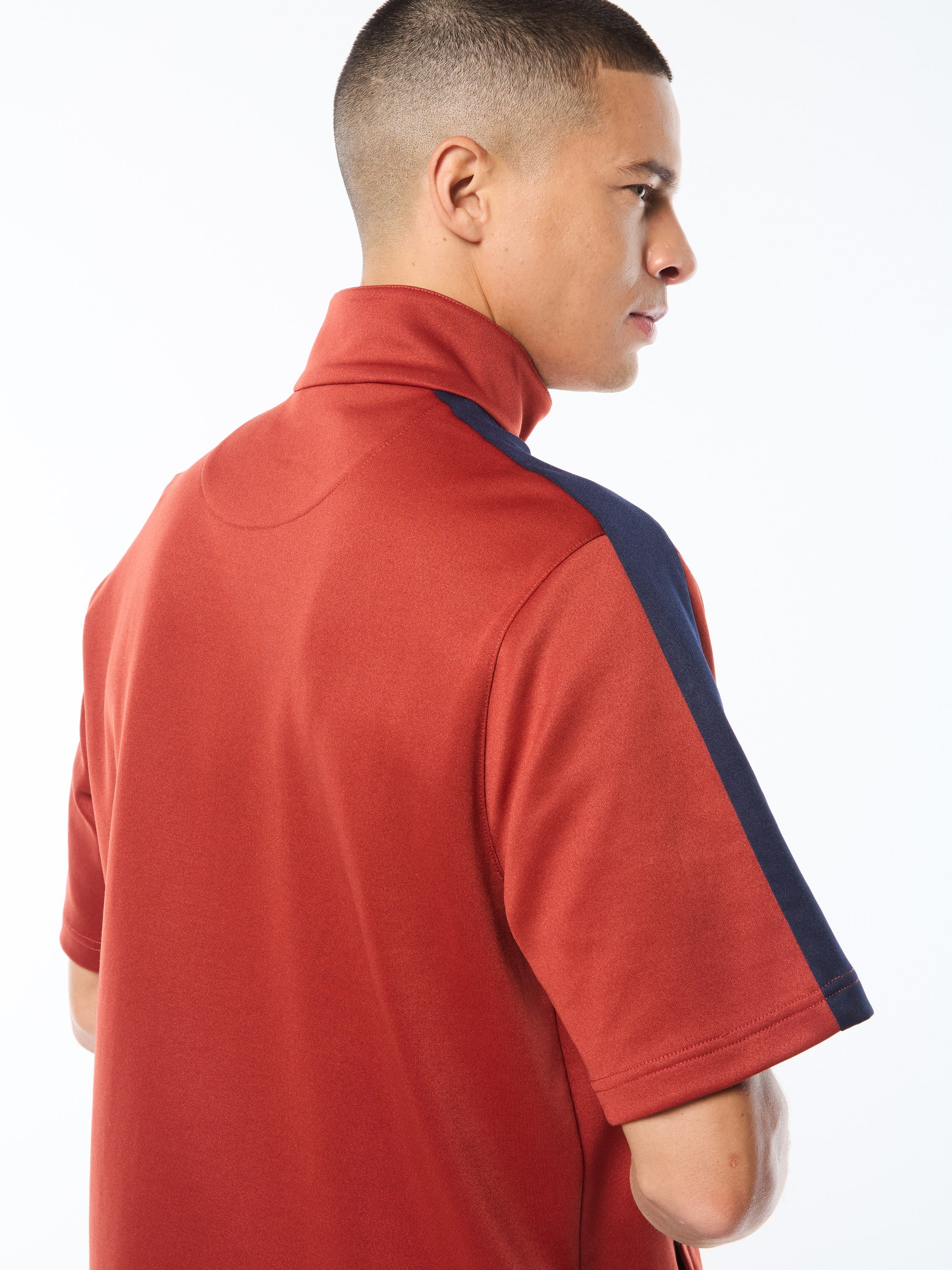 Viscotti Short Sleeve Track Jacket-Bossa Nova