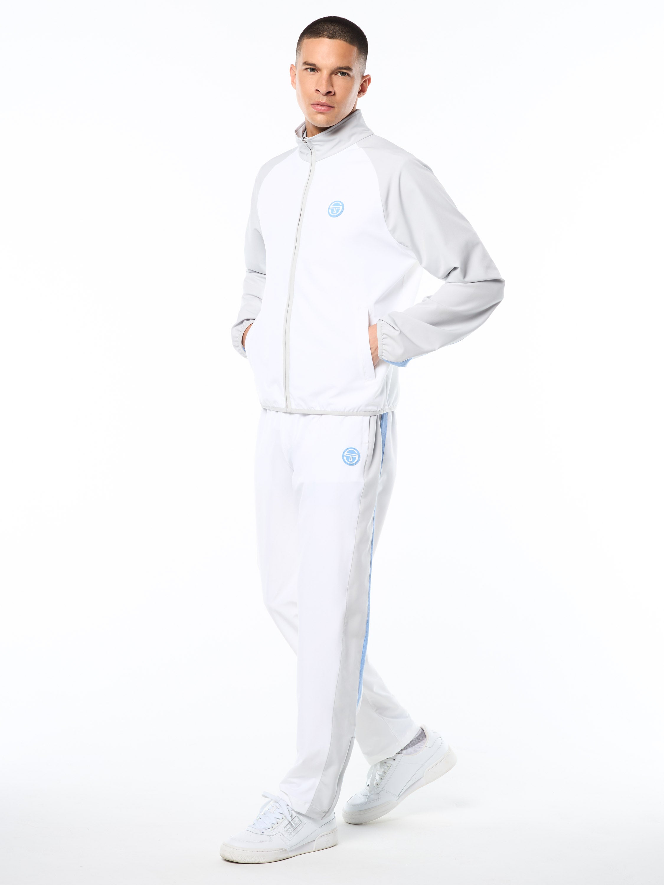 Racchetto Track Jacket-Brilliant White